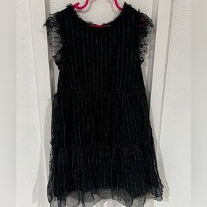 Target black and gold tulle dress